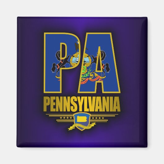 Aimant Pennsylvanie (PA) (Devant)