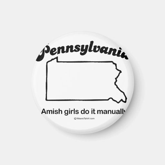 Aimant PENNSYLVANIE - T-shirts "PENNSYLVANIA STATE MOTTO" (Devant)