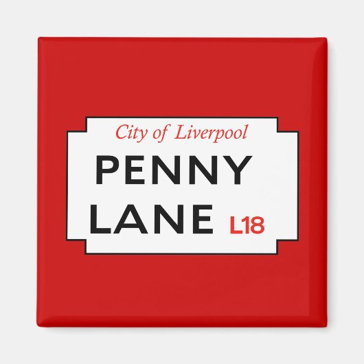 Aimant Penny Lane (Devant)