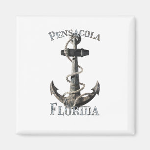Aimant Pensacola Floride Vacation Ancre nautique voile