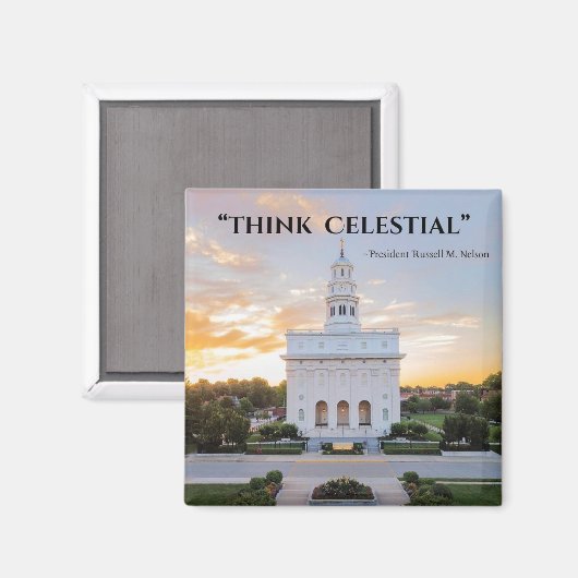 Aimant Pense à l'aimant céleste (Recto/Verso)