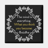 Aimant Pensées motivationnelles Citation de Bouddha (Devant)