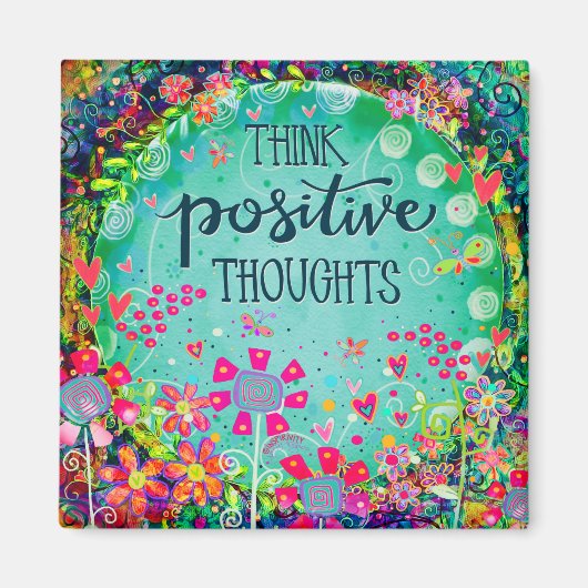 Aimant Pensées positives Plutôt Inspirationnelles (Devant)