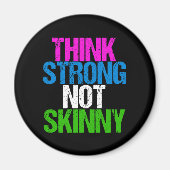 Aimant Penser fort pas maigre aptitude Inspirationnelle (Devant)