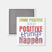 Aimant Penser positif (Recto/Verso)