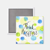 Aimant Penser positif (Recto/Verso)