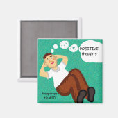 Aimant penser positif (Recto/Verso)