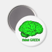 Aimant Penser VERT (Recto/Verso)