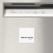 Aimant Pensez Fast Run Sport Football Qoute Athlètes (In Situ (Lave-vaisselle))