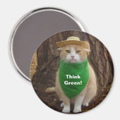 Aimant Pensez Vert ! (Recto/Verso)