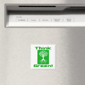 Aimant Pensez vert | Sensibilisation De l'environnement (In Situ (Lave-vaisselle))
