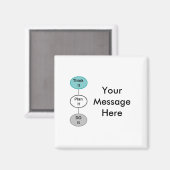 Aimant Pensez-y (Recto/Verso)