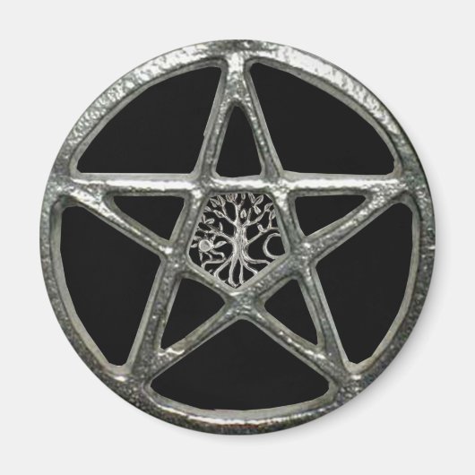 Aimant Pentacle Arbre De Vie (Devant)