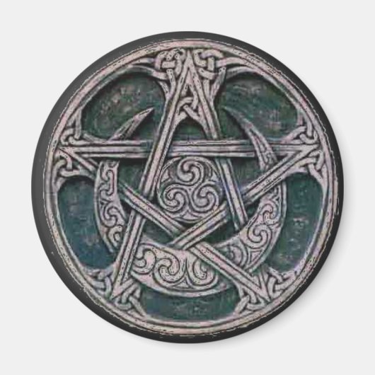 Aimant pentacle céleste (Devant)