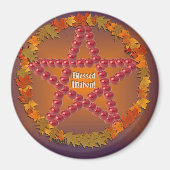 Aimant Pentacle de Mabon (Devant)