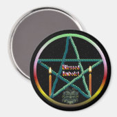 Aimant Pentacle d'Imbolc (Recto/Verso)