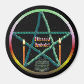 Aimant Pentacle Imbolc (Devant)