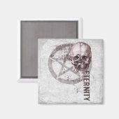 Aimant Pentacle Skull (Recto/Verso)