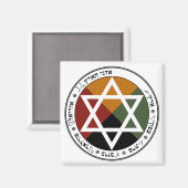 Aimant Pentacle Terre (Recto/Verso)