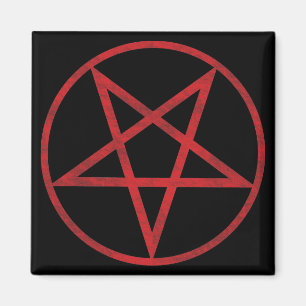 Aimant Pentagone étoilé rouge