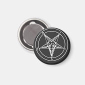 Aimant Pentagramme - Sceau de Baphomet (Recto/Verso)