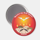 Aimant Pentecôte Saint-Esprit (Recto/Verso)