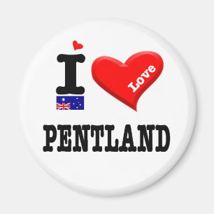 Aimant PENTLAND - I Love