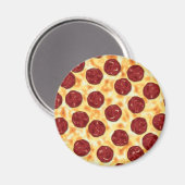 Aimant Pepperoni Pizza Motif (Recto/Verso)