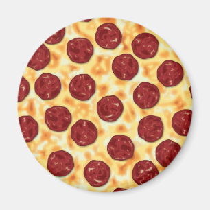 Aimant Pepperoni Pizza Motif