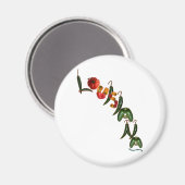 Aimant Peppers chili Louisiane (Recto/Verso)