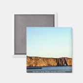 Aimant Perce Rock, Gaspe, Québec, Canada formation de roc (Recto/Verso)