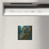 Aimant Perch Koala Lune (In Situ (Lave-vaisselle))
