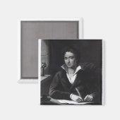 Aimant Percy Bysshe Shelley, gravée par William Holl (Recto/Verso)