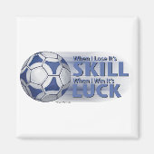 Aimant Perdre la compétence gagner la chance Futbal (Devant)