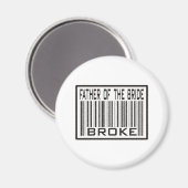 Aimant Père de la Mariée Broke (Recto/Verso)