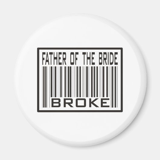 Aimant Père de la Mariée Broke (Devant)