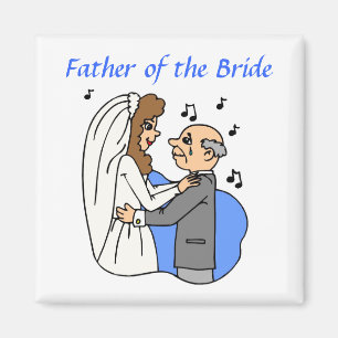 Aimant Père de l'aimant de jeune mariée