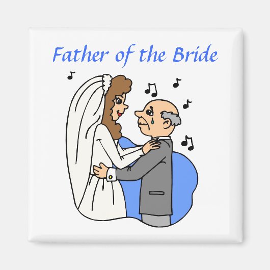 Aimant Père de l'aimant de la mariée (Devant)