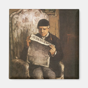Aimant Père de Louis Auguste Cezanne de la lecture