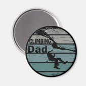 Aimant père escalade vintage (Recto/Verso)