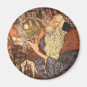 Aimant Père Heure Nouvel An Vintage (Devant)