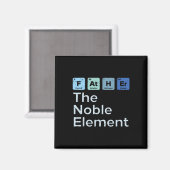 Aimant Père Le Noble Élément Science Chimie Pères (Recto/Verso)