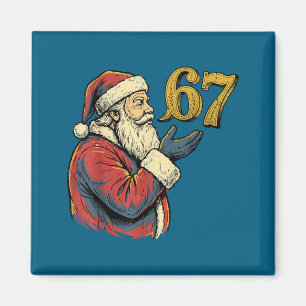 Aimant Père Noël 67 Nombre Drôle de Noël Meme Se