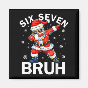 Aimant Père Noël 67 Six Sept Dabbing Noël Meme Garçon