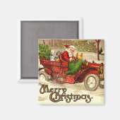 Aimant Père Noël à disques chauds (Recto/Verso)