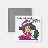 Aimant Père Noël appelée (Recto/Verso)