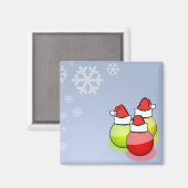 Aimant Père Noël Balls (Recto/Verso)