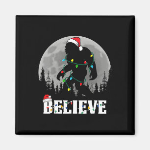 Aimant Père Noël Bigfoot Lumières de Noël Drôle de Croyan