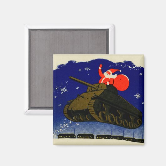 Aimant Père Noël blindé (Recto/Verso)