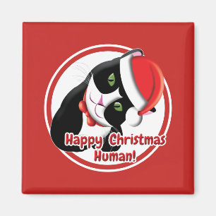 Aimant Père Noël Cat